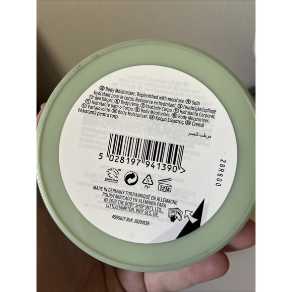 The Body Shop Fuji Green Apple Replenishing Body Butter 6.9oz Opened - Picture 3 of 6